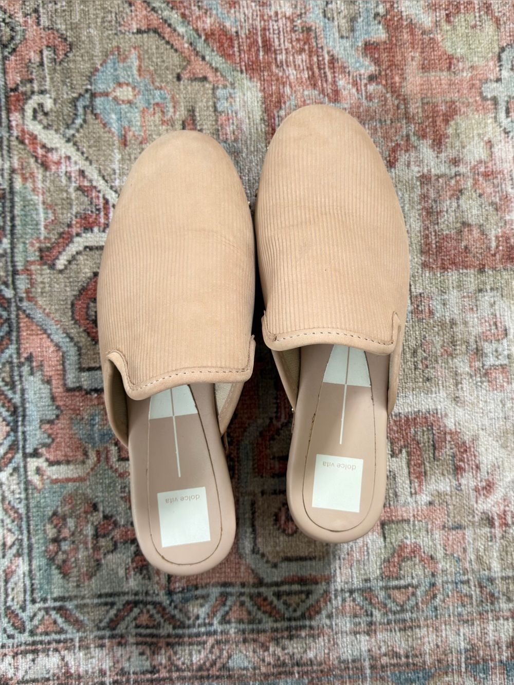 Dolce Vita Corduroy Slip-On Mules